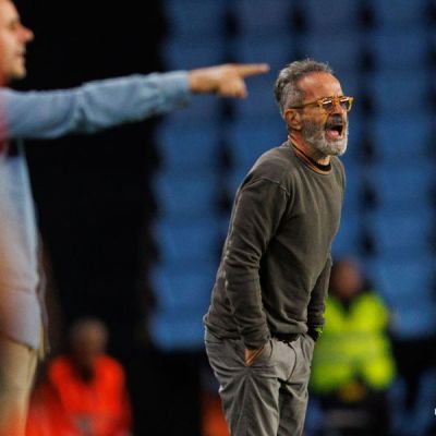 Álvaro Cervera, en Balaídos (LALIGA).