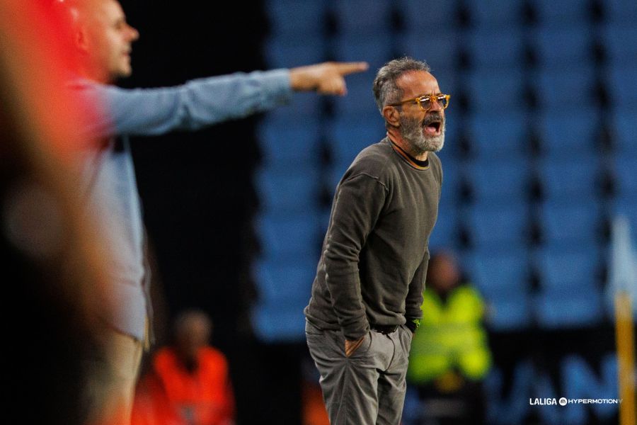 Álvaro Cervera, en Balaídos (LALIGA).