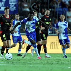 Christian Gomis en el Tenerife- Girona (LA LIGA)