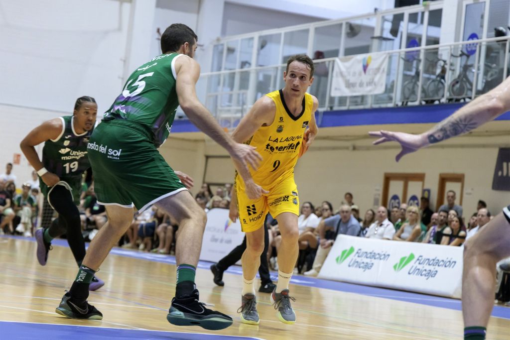 Partido de pretemporada entre Unicaja y La Laguna Tenerife (CBCANARIAS.NET).