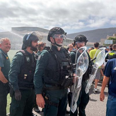 Guardia Civil en Tasagaya (DIARIO DE AVISOS)