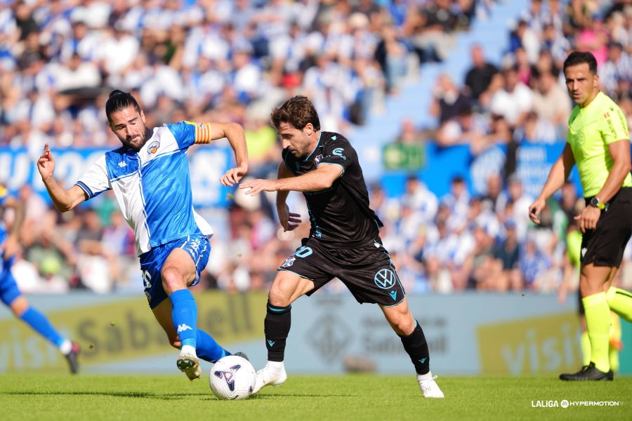 Nacho Gil en el Sabadell- Tenerife (LA LIGA)