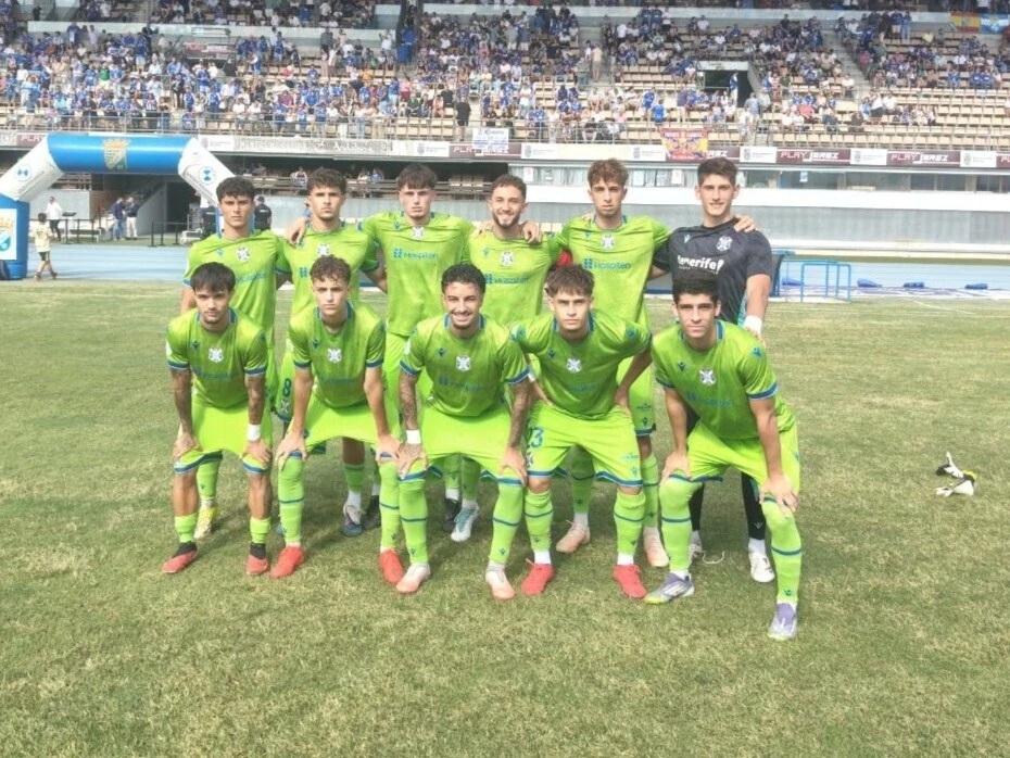 XI del filial blanquiazul (CD TENERIFE).